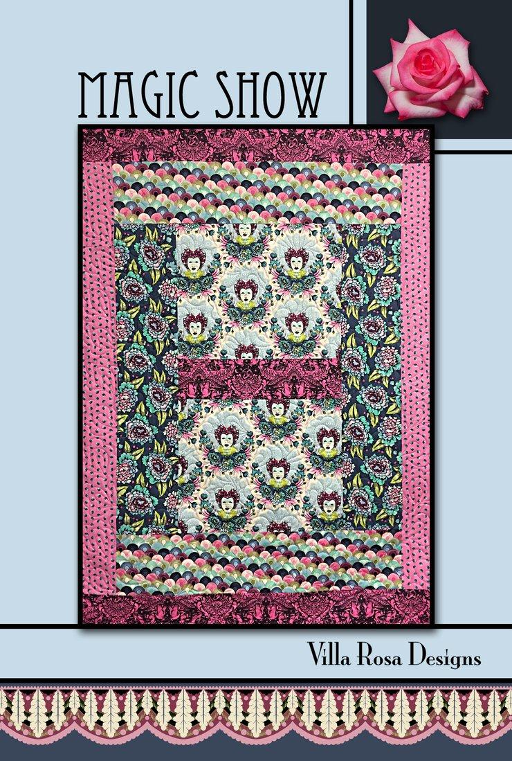 Finished Quilt: Brownsville From Villa Rosa - Little Witch Fabrics