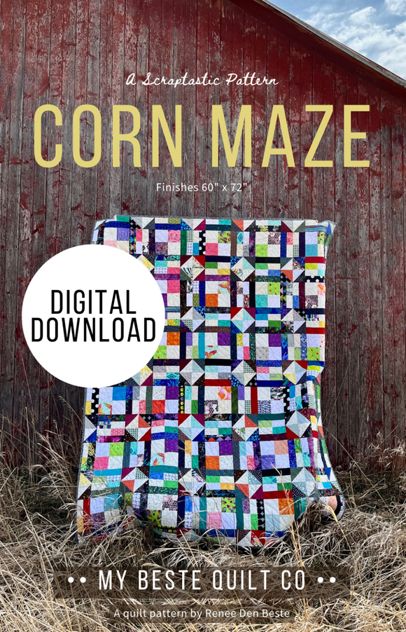 Corn Maze from My Beste Quilt Co - Digital Download