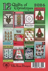 12 Quilts of Christmas Villa Rosa Bundle