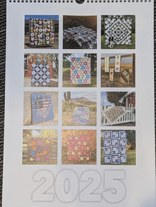 2025 Quilt Calendar 12"x18"