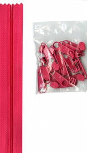 Zipper by the Yard - Lipstick
