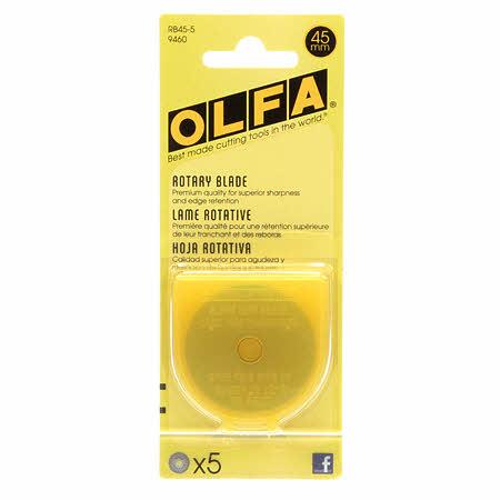 5 pack Olfa 45MM Blades