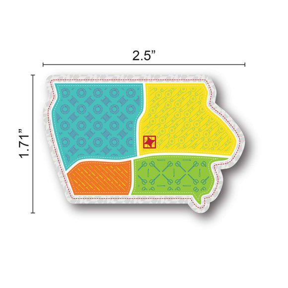 80/35 Iowa Sticker Sticker