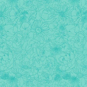 Aqua Garden Sketch 54157-2 Spring Dreams