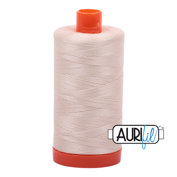 Aurifil Cotton 50wt 1422yds Light Sand 2000
