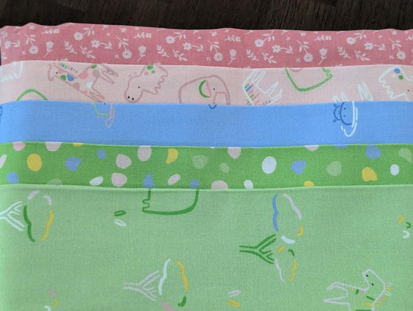 Baby Safari 5 - 1/2 Yard Bundle