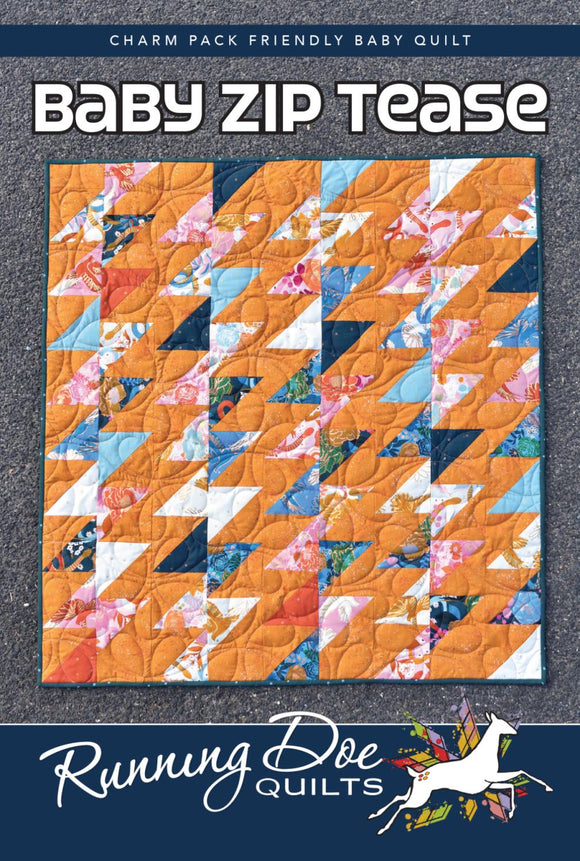 Running Rails Quilt Baby Zip Tease by Running Doe Quilts *Digital Download* – Off the Rails ...
