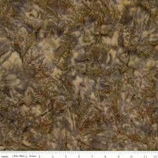 Batiks Hand Dyes Brown Multi.1 - 1 yard