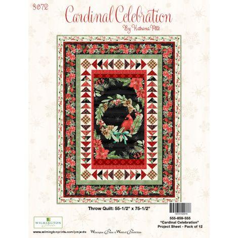 Cardinal Celebration Pattern from Wilmington Fabrics