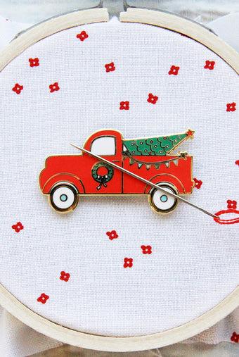 Christmas Truck Needle Minder