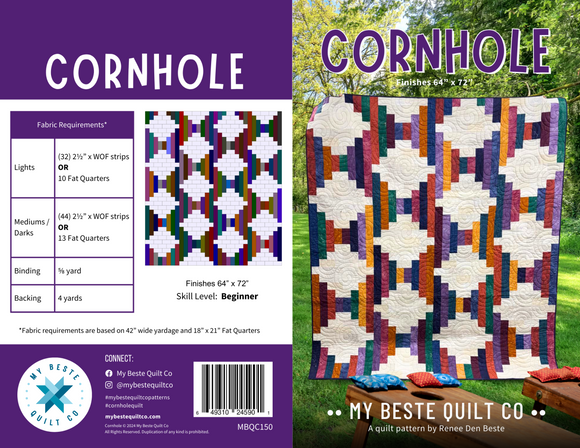 Cornhole from My Beste Quilt Co
