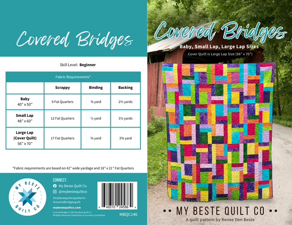 Covered Bridges Pattern from My Beste Quilt Co