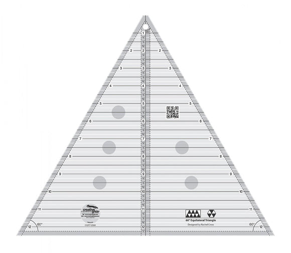 Creative Grids 60 degree Triangle 12-1/2
