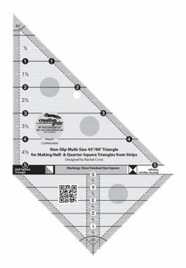 Creative Grids Multi Size Triangle 45 and 90 Degree