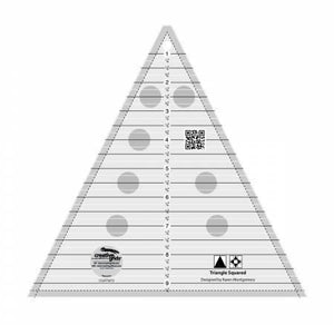 Creative Grids Triangle Squared Ruler 9-1/2in