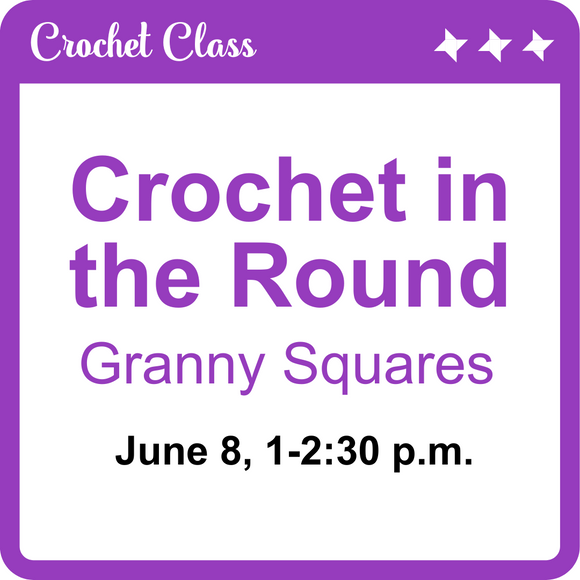 Crochet in the Round - Granny Square June 8