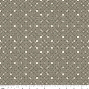 Evening on the Prairie Geo Floral Green
