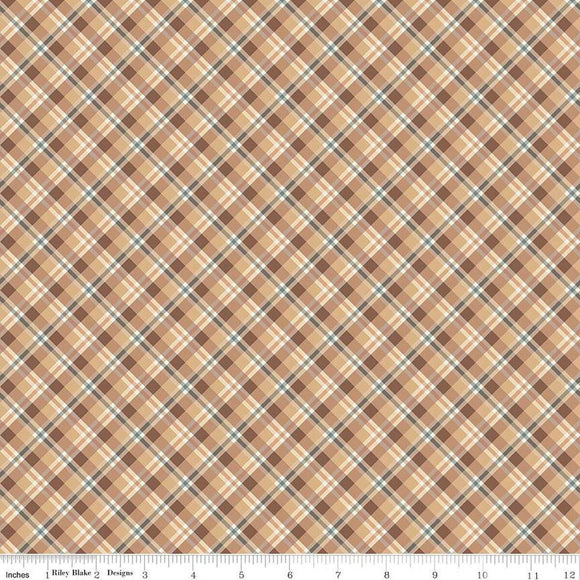 Evening on the Prairie Plaid Sienna