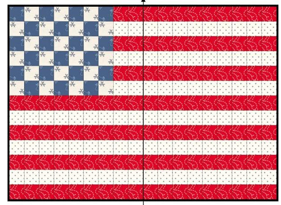 Faithful Flag TenSisters pattern