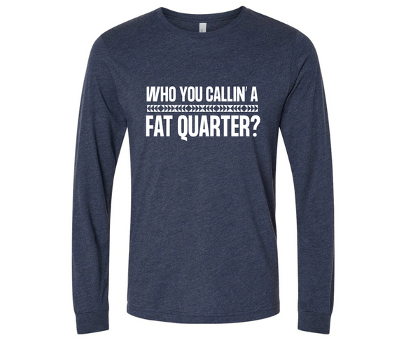 Fat Quarter Long Sleeve H Navy Size Small (ships separate)