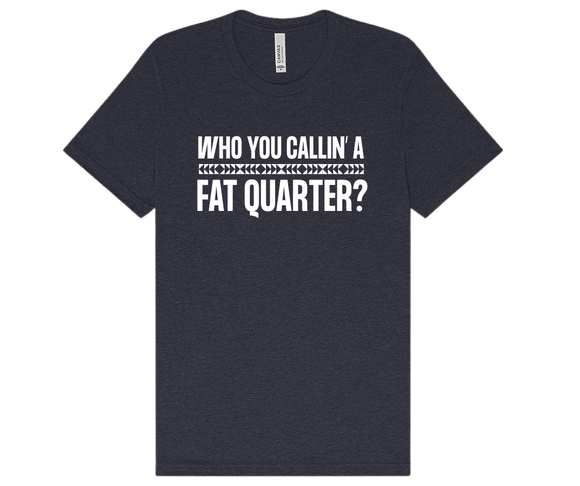 Fat Quarter T-Shirt Crew H Navy Size 4XL (ships separate)