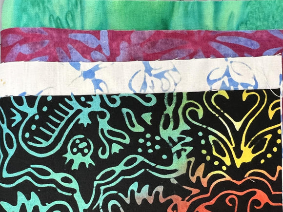 First Friday September 2024 Batiks Fabric Bundle