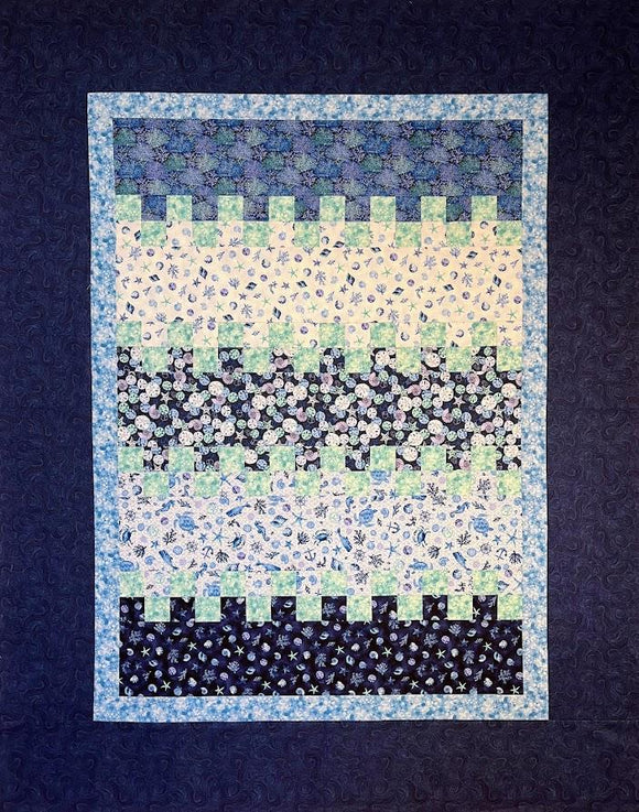 Five Easy Pieces Quilt by Karen Montgomery
