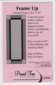 Frame Up by Pieced Tree Patterns