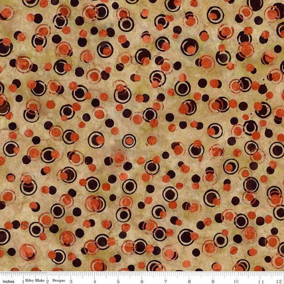 Fright This Way BT23333-147 Ginger Syrup Batik