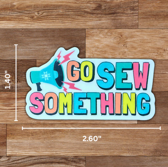 Go Sew Something Sticker