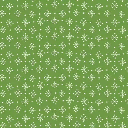Green Mini Snowflakes 3454-66