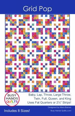 Grid Pop by Busy Hands Quilts