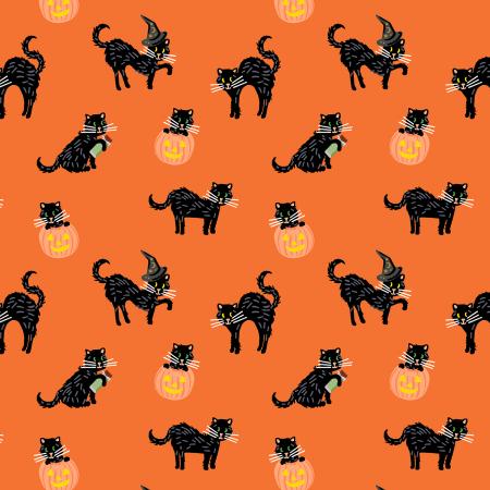 Halloween Blk Cat RP1302-OR1M