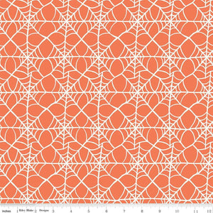 Hey Pumpkin Webs Orange