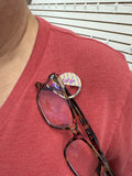 OTR Magnetic Eyeglass Holder Pin - Quilt Life