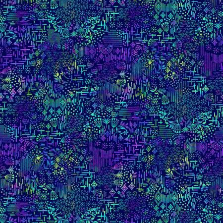 Indigo Garden Texture 8107S-77