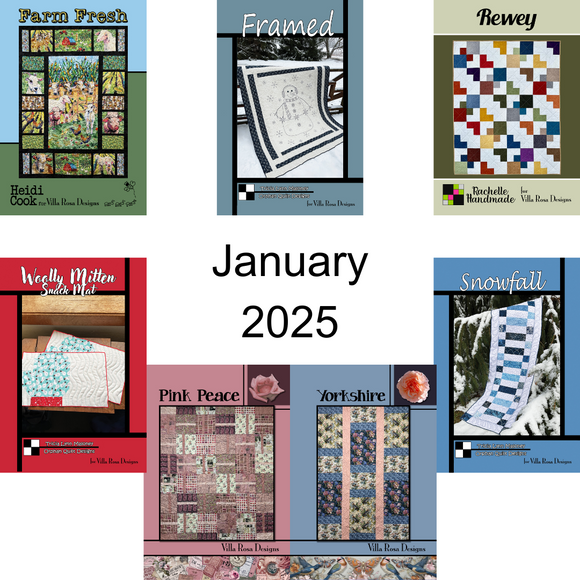 January 2025 New Villa Rosa Pattern Bundle *Digital Download