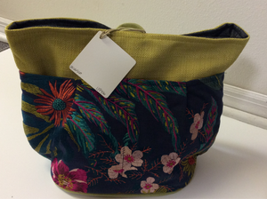 Knitting and Crochet Organizing Tall Bag B16FLO Flora