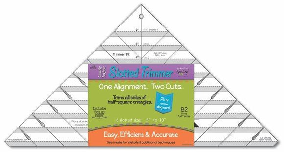 Large B2 Clearly Perfect Slotted Trimmer