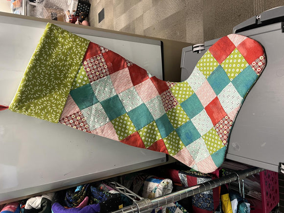 Large Patchwork Stocking