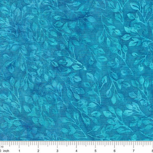 Leafy Branch Teal SH168-940 Sewing Sewcial 2024