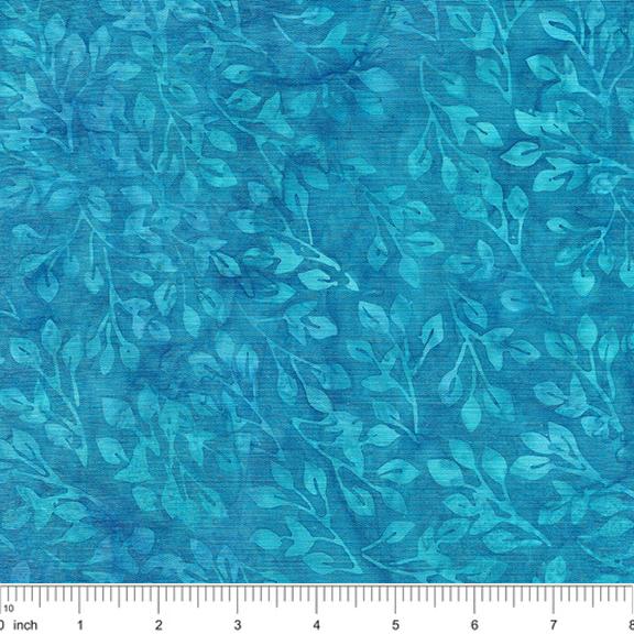 Leafy Branch Teal SH168-940 Sewing Sewcial 2024