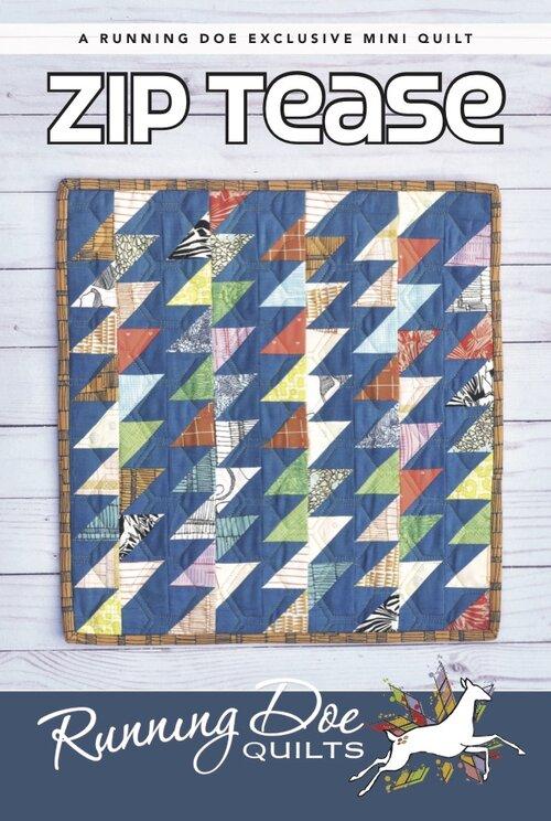 Lil' Zip Tease  Pattern by Running Doe Quilts