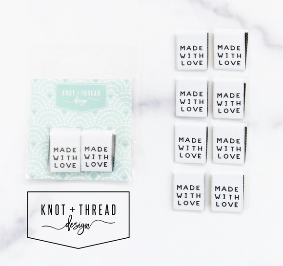Made with Love 3/4in Label 8pk
