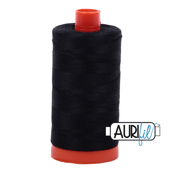 Aurifil Cotton 50wt 1422yds Black 2692