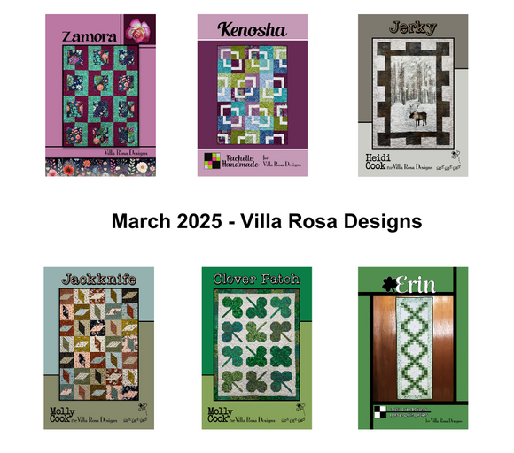 March 2025 Villa Rosa 6 Pattern Bundle