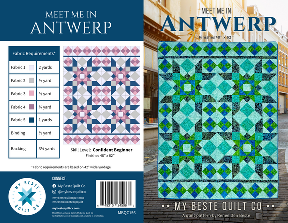 Meet Me in Antwerp from My Beste Quilt Co