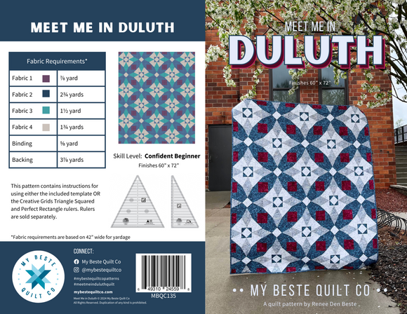 Meet Me in Duluth from My Beste Quilt Co