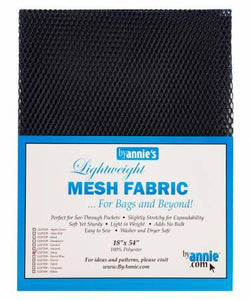 Mesh Lite Weight Navy 18in x 54in