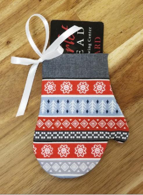 Mitten Gift Card Holder by Karen Montgomery